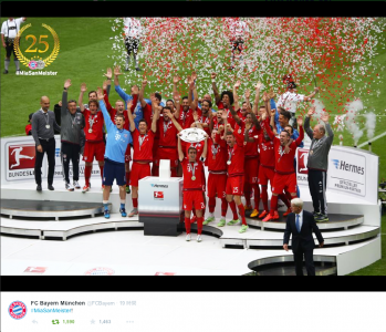 FC Bayern München公式ツイッター @FCBayernより