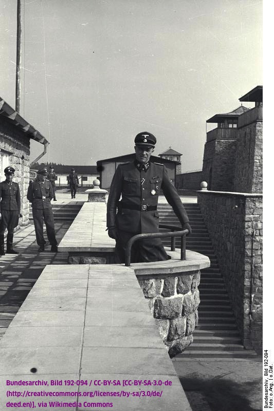 KZ Mauthausen, SS-Obersturmbannf¸hrer Franz Ziereis