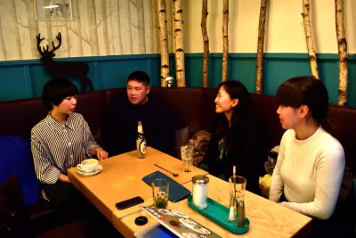 左から、木村さん、広島さん、あゆみさん、中村さん。