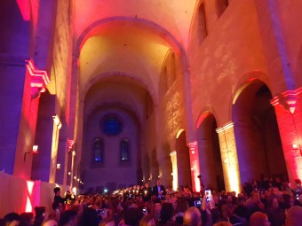 修道院の教会ではコンサートが開催されることも。