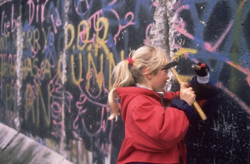 Wende DDR - Mauerfall - Mauerspecht 1989
