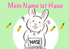 【今週のドイツ語】Mein Name ist Hase