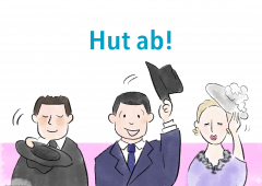 【今週のドイツ語】Hut ab