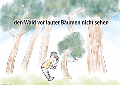 【今週のドイツ語】Den Wald vor lauter Bäumen nicht sehen