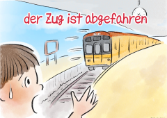 【今週のドイツ語】der Zug ist abgefahren